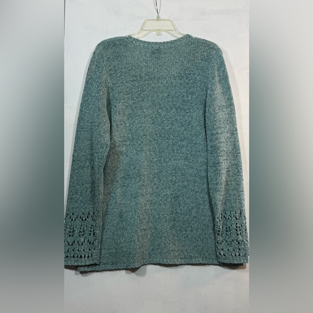 Women's V-Neck Knit Sweater Chico’s Size 3 - Picture 4 of 15
